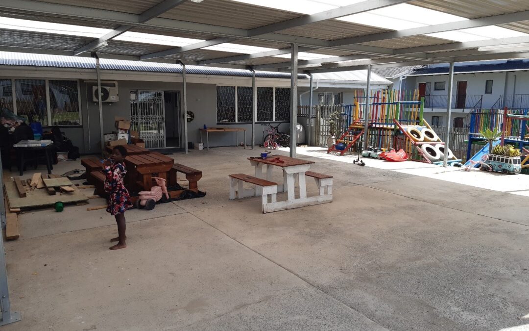 Great News! The canvas enclosure for the Guardians of Hope children’s home is finished!